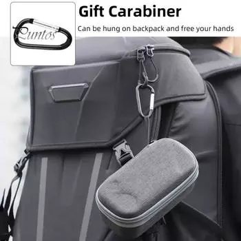 Сумка для хранения беспроводного микрофона, жесткий защитный корпус для микрофона 2/1, зарядное устройство, передатчик, амортизирующий чехол для хранения чёрный