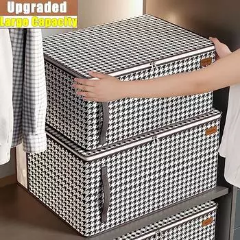 Сумка для хранения Большая вместимость Мешок для одеяла Домашний гардероб Коробка для организации одежды Сетка для тысяч птиц Пылезащитная упаковка Мешок для переезда 55x40x25cm