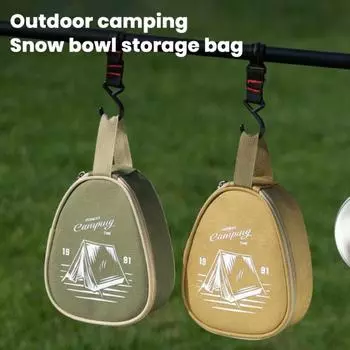 Сумка для хранения большой емкости на молнии для кемпинга водонепроницаемый органайзер для кухонной посуды для путешествий Large армия зеленый