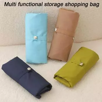 Сумка для хранения большой вместимости с плечевым ремнем, прочная, выдерживающая нагрузку, устойчивая к разрывам, складная конструкция, портативная сумка для покупок синий