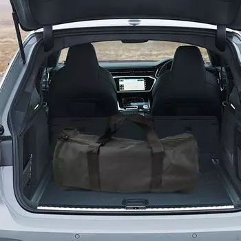 Сумка для хранения буксировочного троса с ручкой для переноски, большой вместимости, застежка-молния, боковая полая конструкция