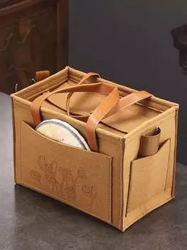 Сумка для хранения чайного сервиза для путешествий на открытом воздухе, переносная автомобильная чашка для заваривания чая, многофункциональная сумка для хранения, чехлы для чая, новые