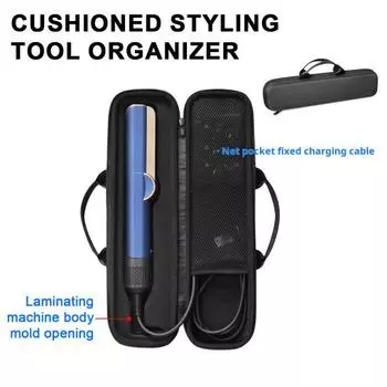 Сумка для хранения Чехол из ЭВА Защитный чехол для выпрямителя Airstrait HT01 Органайзер для путешествий с амортизирующим дизайном