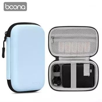 Сумка для хранения цифрового жесткого диска из искусственной кожи подходит для сжатия 2,5-дюймового жесткого диска и противоударной сумки для хранения