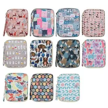 Сумка для хранения цветных карандашей, чехол для карандашей для рисования, органайзер для художественных принадлежностей Christmas Deer 192 Color