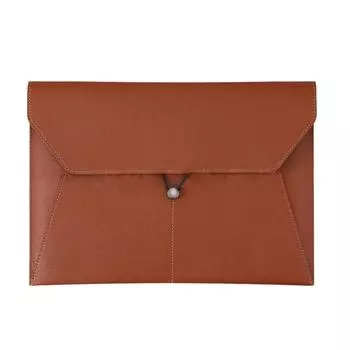 Сумка для хранения данных большой вместимости Простая сумка для архива данных A4 Деловая кожаная сумка для документов Бумага