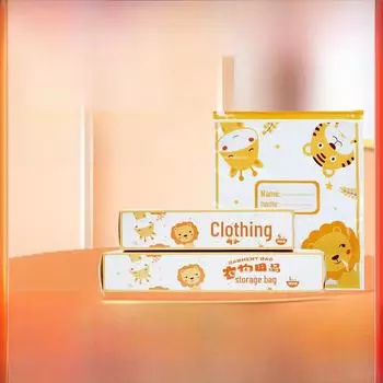 Сумка для хранения детской одежды со скользящим замком - отдельные отделения для матери и ребенка Small 15pcs/box