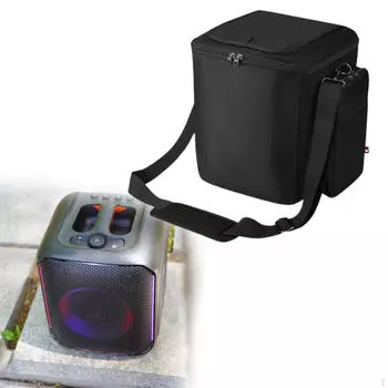 Сумка для хранения динамика с карманом Износостойкий водонепроницаемый портативный
