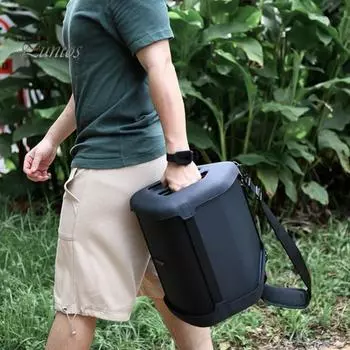 Сумка для хранения динамика с регулируемым плечевым ремнем, ударопрочный, устойчивый к ударам, простой в установке защитный чехол для S1 Pro+ чёрный