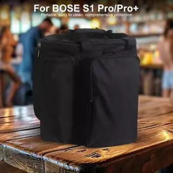 Сумка для хранения динамиков с поддержкой Bluetooth и дополнительными карманами. Застежка-молния. Ударопрочная. Водонепроницаемая. оранжевый