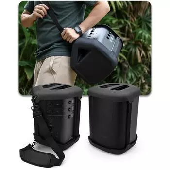 Сумка для хранения динамиков с регулируемым плечевым ремнем. Ударопрочный, устойчивый к ударам, легкий в использовании.