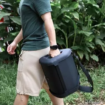 Сумка для хранения динамиков Yousheng с регулируемым плечевым ремнем, ударопрочный, устойчивый к ударам, простой в установке защитный чехол для S1 Pro+ чёрный