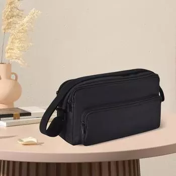 Сумка для хранения динамиков Yousheng Travel с плечевым ремнем и застежкой-молнией для Soundcore Motion x600/SoundLink Max чёрный