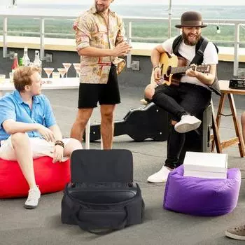 Сумка для хранения динамиков Yousheng, ударопрочная, устойчивая к царапинам, с бархатной подкладкой, на молнии для JBL PARTYBOX ON THE GO чёрный