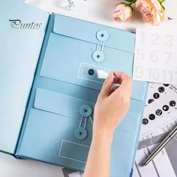 Сумка для хранения документов Органайзер для документов Папка-регистратор формата A4/Legal Сумка для хранения файлов Семейный органайзер для важных документов синий