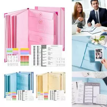 Сумка для хранения документов Органайзер для документов Папка для хранения файлов формата A4/Legal синий