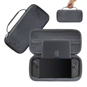 Сумка для хранения, дорожный футляр для консоли, устойчивый к царапинам, портативная игровая приставка, сумка для Legion Go с сетчатым карманом и ручкой