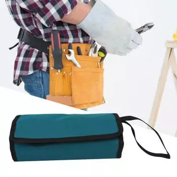 Сумка для хранения дрели, водонепроницаемая сумка из ткани Оксфорд в рулонах, многофункциональная сумка для хранения инструментов