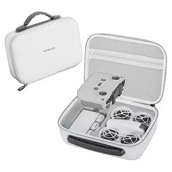 Сумка для хранения дрона с жесткой защитой, ударопрочная, с застежкой-молнией, для путешествий и переноски серый