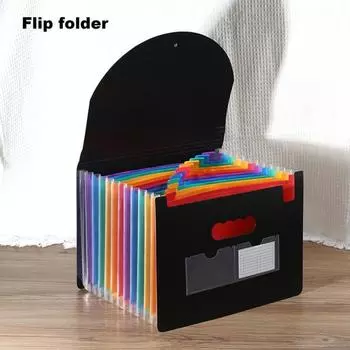 Сумка для хранения файлов с застежкой на кнопку формата А4, водонепроницаемая, большой емкости, органайзер для документов, папка с файлами 13