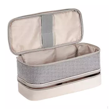 Сумка для хранения фена, двухслойный чехол для переноски, устойчивый к царапинам, дорожный чемоданчик для стилиста