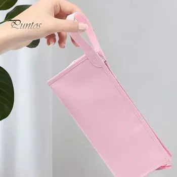 Сумка для хранения фена Водонепроницаемый стильный грязеотталкивающий отсек с ручкой Легко носить с собой Стильный органайзер для фена серебряный