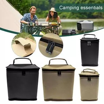 Сумка для хранения газового баллона для кемпинга, противоударный переносной чехол для хранения газового баллона, сумка для хранения для кемпинга на открытом воздухе, приготовления пищи, походов