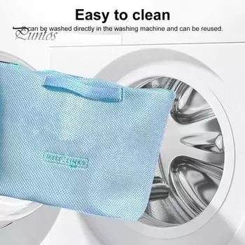 Сумка для хранения гольфа, ручная сетчатая сумка для белья, органайзер для одежды, большая вместимость, аксессуары для гольфа для любителей гольфа синий