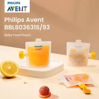 Сумка для хранения грудного молока Philips Avent жёлтый/белый