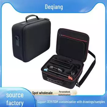 Сумка для хранения и переноски Nintendo Switch OLED — портативная сумка-мессенджер и сумка с полным набором аксессуаров. Upgrade Package чёрный