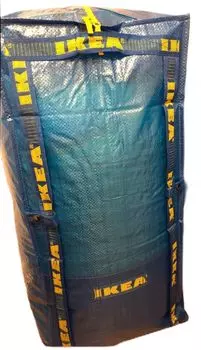 Сумка для хранения IKEA Frakta XL, синяя, 4 шт., 4 шт., синяя FBA_901.491.48