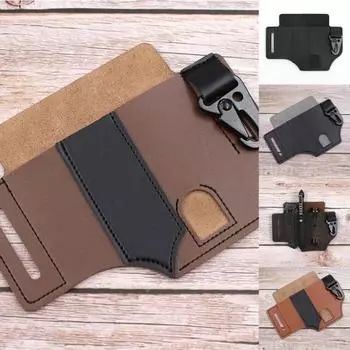 Сумка для хранения инструментов, большая вместительная многофункциональная поясная сумка из искусственной кожи для инструментов, товары для улицы B