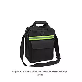 Сумка для хранения инструментов, герметичная, с плечевым ремнем, органайзер для сантехников средний синий