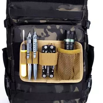 Сумка для хранения инструментов. Вставка для липкой доски. Расширенный набор инструментов. Портативные отделения. Классификационный пакет для хранения. Сетчатый чехол. армия зеленый