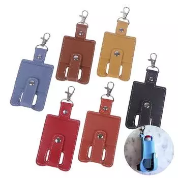 Сумка для хранения из ПУ, антибактериальный спрей, кобура для ночного ингалятора от астмы, держатель для детей и взрослых, бутылочка для хранения от кашля оранжевый