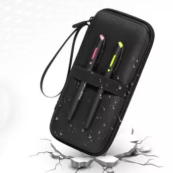 Сумка для хранения калькулятора Yousheng с сетчатым карманом, большой вместимости, ударопрочный, универсальный, совместимый чехол для калькулятора чёрный