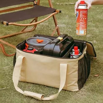 Сумка для хранения канистры с бензобаком, ткань Оксфорд, сумка для канистры с газовой плитой, сумки для переноски, универсальные износостойкие сумки для кассетной печи CHINA