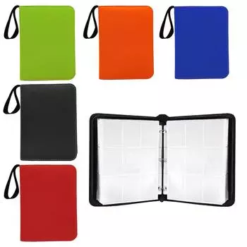 Сумка для хранения карточек с сотовой текстурой сплошного цвета Jiugongge 900 Прозрачная сумка для карточек One Size чёрный