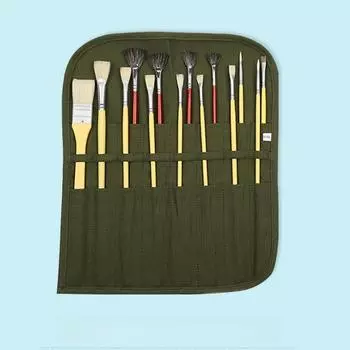 Сумка для хранения кистей и ручек для гуаши, акварели и масляных красок 16 slots белый