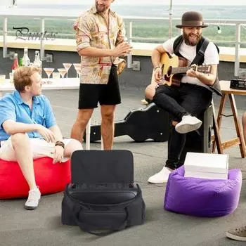 Сумка для хранения колонок, ударопрочная, устойчивая к царапинам, с бархатной подкладкой, на молнии для JBL PARTYBOX ON THE GO чёрный