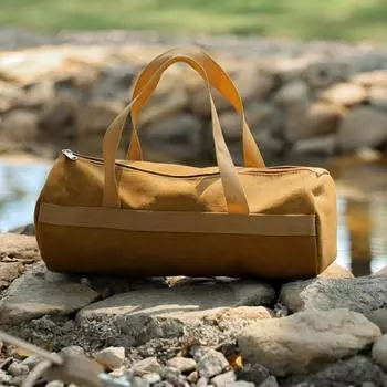 Сумка для хранения колышков для палатки, переносная сумка, многофункциональный органайзер большой емкости для походного рюкзака, набора инструментов для отдыха на природе зелёный