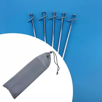 Сумка для хранения колышков и стоек для палаток с водонепроницаемыми свойствами 13.5x30cm