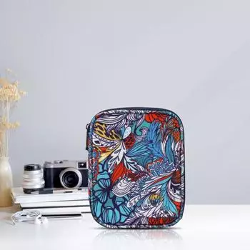 Сумка для хранения крючком, большая вместительная складная ткань Оксфорд 600D, портативная дорожная сумка для хранения крючком, аксессуары для вязания синий