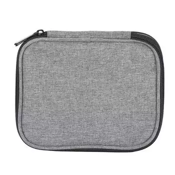 Сумка для хранения крючков для вязания серая 2?Органайзер для спиц из ткани Оксфорд Layer 600D
