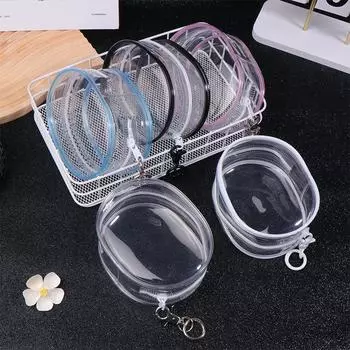 Сумка для хранения кукол, брелок из ПВХ, прозрачный органайзер для кукол, пыленепроницаемый чехол, симпатичная утолщенная сумка для кукол, организация 5