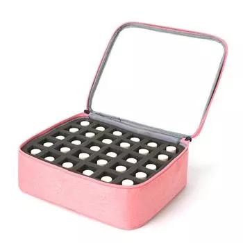 Сумка для хранения лака для ногтей на 30 бутылок, многоцветная, переносная, большая, косметичка, вмещает до 30 бутылок