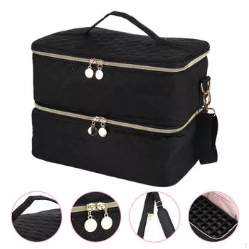 Сумка для хранения лака для ногтей, сушилка, вмещает 42 бутылки, органайзер для художественных инструментов