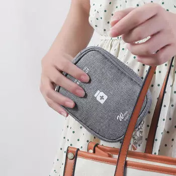 Сумка для хранения лекарств Аптечки первой помощи для детей Медицинские для wine red and S