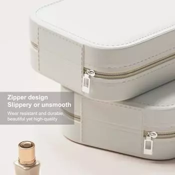 Сумка для хранения макияжа Светодиодное зеркало с подсветкой Косметическое зеркало Сенсорное управление 3-цветное освещение Пыленепроницаемое белый