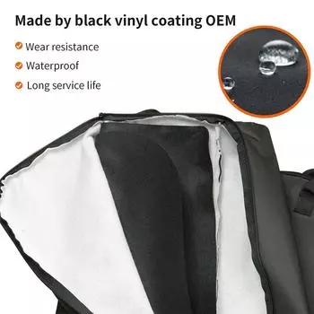 Сумка для хранения на окно с мягким верхом для Jeep Wrangler 2009-2018 JK/JKU и 2018-2025 JL JLU 2-дверный и 4-дверный Sahara Freedom Rubicon чёрный